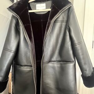Rebecca Minkoff Oversized Faux Shearling Luxury Coat